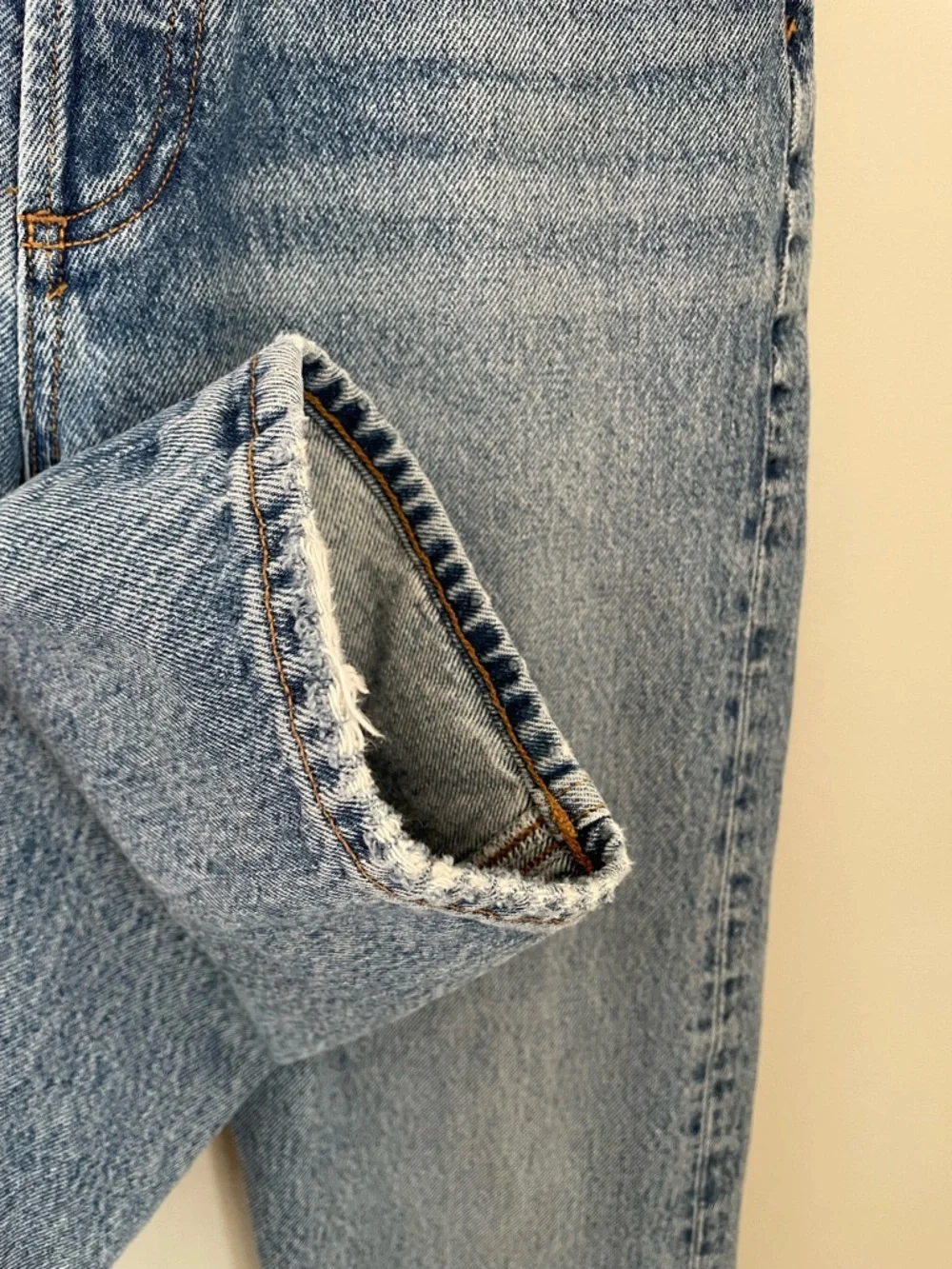 AGOLDE 90s PINCH WAIST HIGH RISE STRAIGHT IN NAVIGATE Size 24 - Picture 9 of 12